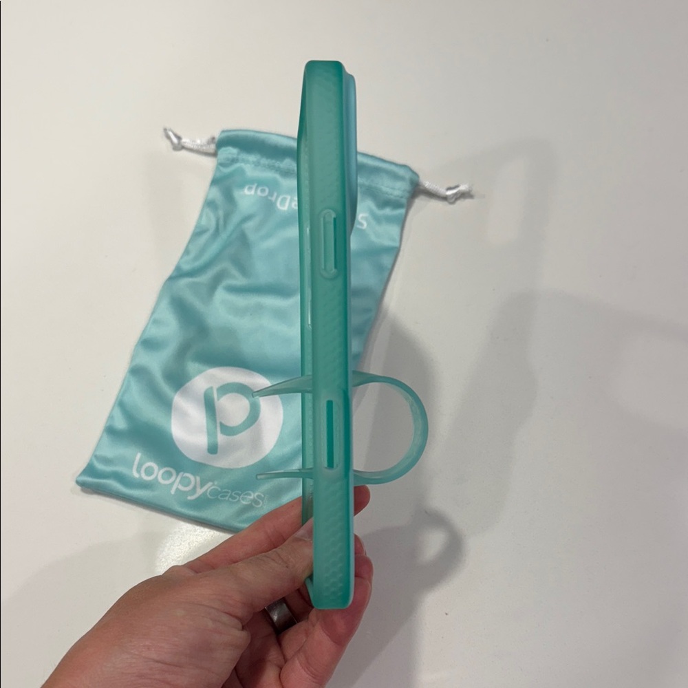 Loopy Case Turquoise Phone Cover - Picture 3 of 4